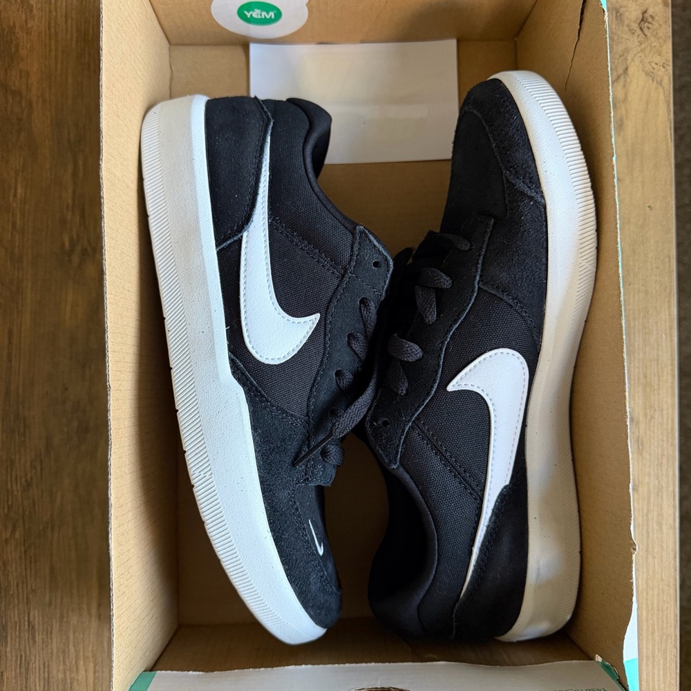 NEW Nike SB Force 58 Panda (Black/White) - Size 7 Men’s 8.5 Women’s US